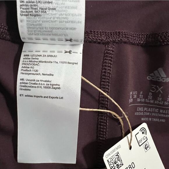 ADIDAS CIRCUIT WOMENS PLUS SIZE TRAINING TIGHTS - Picture 8 of 12